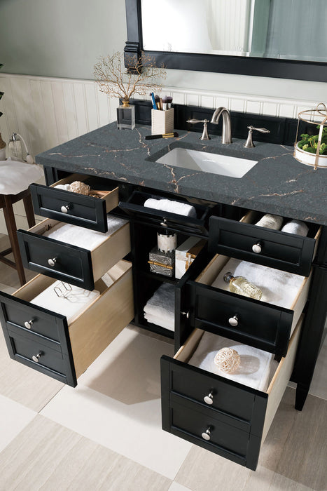 James Martin Brittany 48" Single Bathroom Vanity, Black Onyx