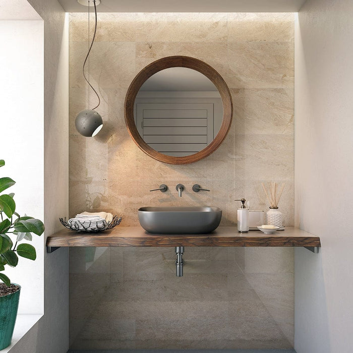 Diana Royal Beige Marble Polished Floor and Wall Tile - Livfloors Collection