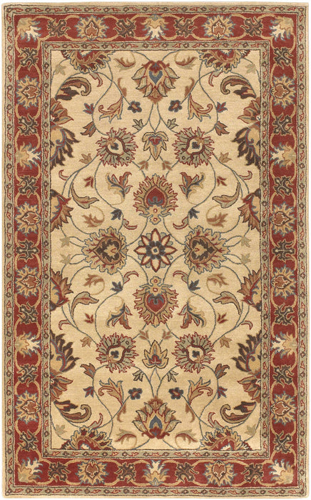 Cherryfield Hand Tufted Brown & Rust 1001 Wool Rug