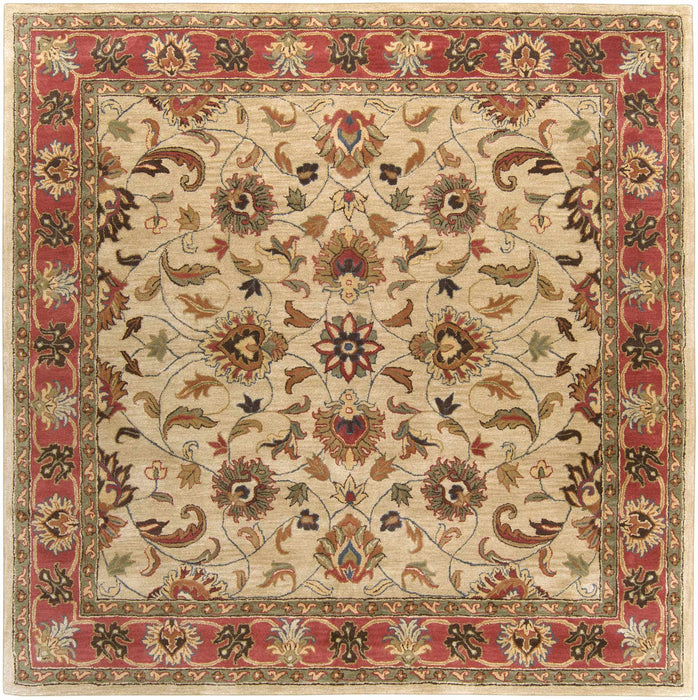 Cherryfield Hand Tufted Brown & Rust 1001 Wool Rug