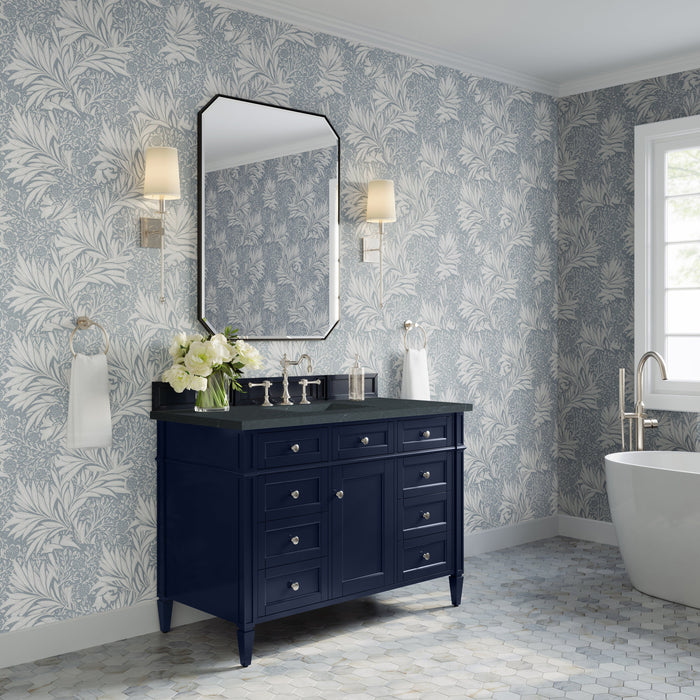 James Martin Brittany 48" Single Bathroom Vanity, Victory Blue