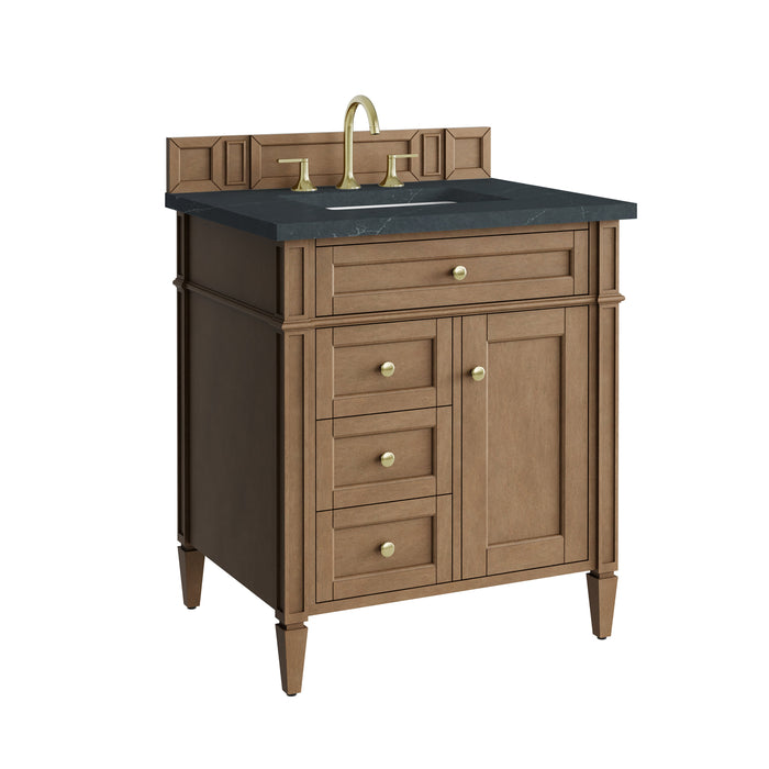 James Martin Brittany 30" Single Bathroom Vanity, Pecan