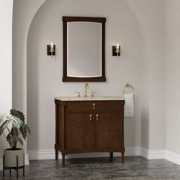 James Martin Kinnsden 36" Single Bathroom Vanity, Sable Oak
