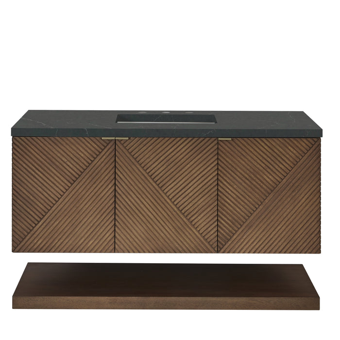 James Martin Marcello 48" Floating Single Bathroom Vanity, Chestnut
