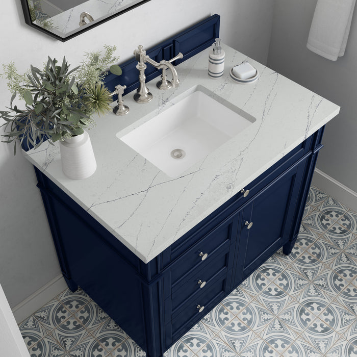 James Martin Brittany 36" Single Bathroom Vanity, Victory Blue