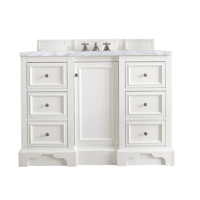 James Martin De Soto 48" Single Bathroom Vanity, Bright White