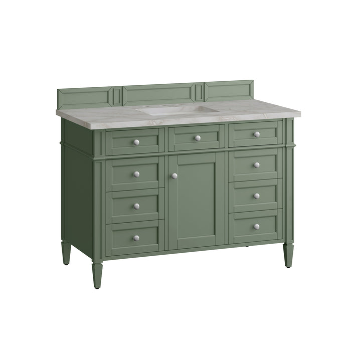 James Martin Brittany 48" Single Bathroom Vanity, Smokey Celadon