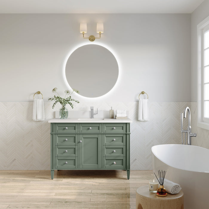 James Martin Brittany 48" Single Bathroom Vanity, Smokey Celadon