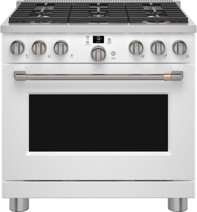 Café™ 36" Smart All-Gas Commercial-Style Range with 6 Burners (Natural Gas), CGY366P4TW2