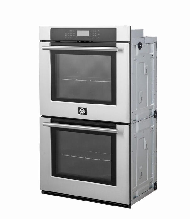 Forno Villarosa 30" Convection Double Electric Wall Oven, Stainless Steel, FBOEL1365-30 Forno