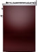 ILVE Nostalgie II 30" Dual Fuel Liquid Propane Range, Burgundy, Chrome Trim UP30NMPBUCLP ILVE