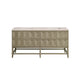 James Martin Emmeline 72" Double Bathroom Vanity, Pebble Oak
