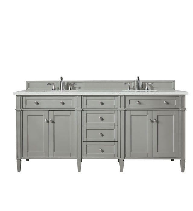 James Martin Brittany 72" Double Bathroom Vanity, Urban Gray