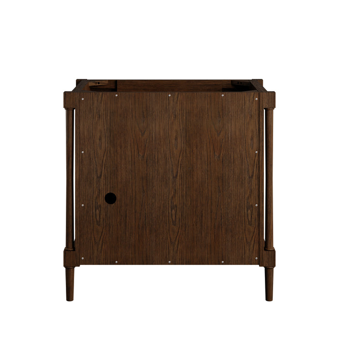 James Martin Kinnsden 36" Single Bathroom Vanity, Sable Oak