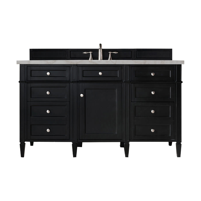 James Martin Brittany 60" Single Bathroom Vanity, Black Onyx