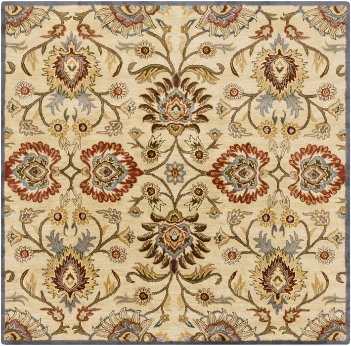 Caesar 1116 Hand Tufted Beige & Rust Wool Rug