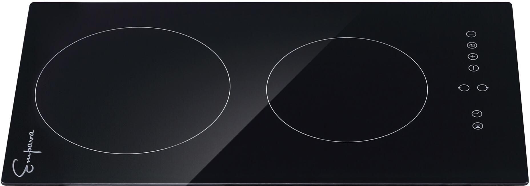 Empava 12 - Inch Electric Radiant Cooktop in Black, EMPV - 12REC10 - Farmhouse Kitchen and Bath