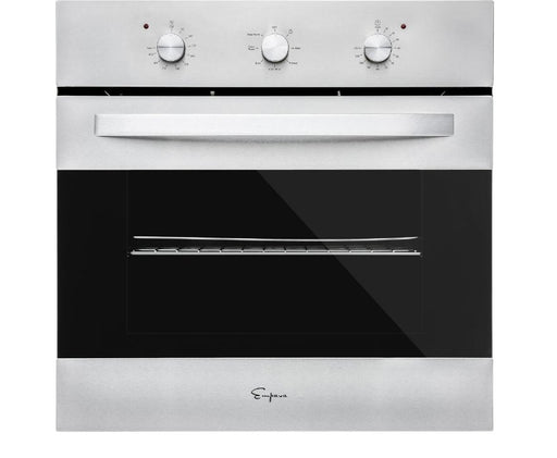 Empava 24 in. Electric Single Wall Oven in Stainless Steel, EMP - V24WOB14 - Farmhouse Kitchen and Bath