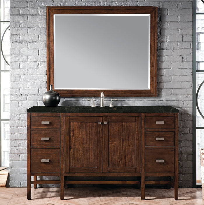 James Martin Addison 60" Single Bathroom Vanity, Mid-Century Acacia