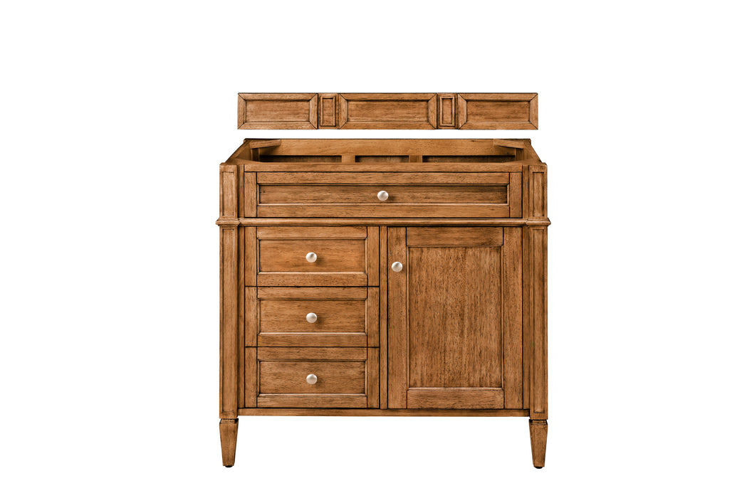 James Martin Brittany 36" Single Bathroom Vanity, Saddle Brown