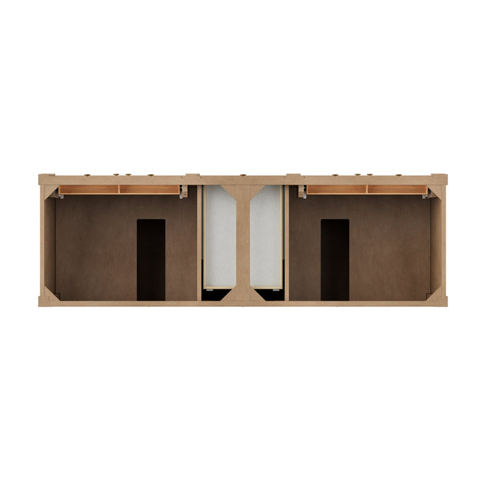 James Martin Brittany 72" Double Bathroom Vanity, Pecan