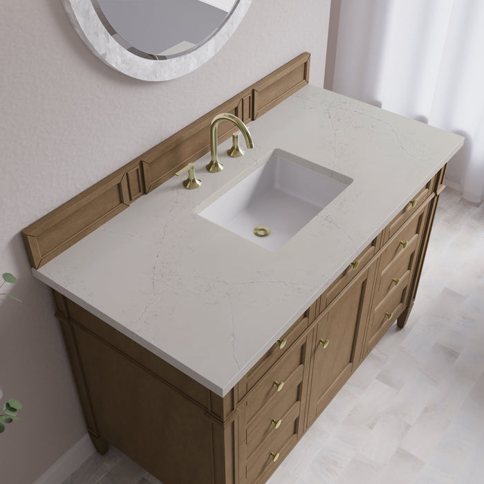 James Martin Brittany 48" Single Bathroom Vanity, Pecan