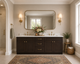 80 Inch Espresso Shaker Double Sink Bathroom Vanity with Drawers