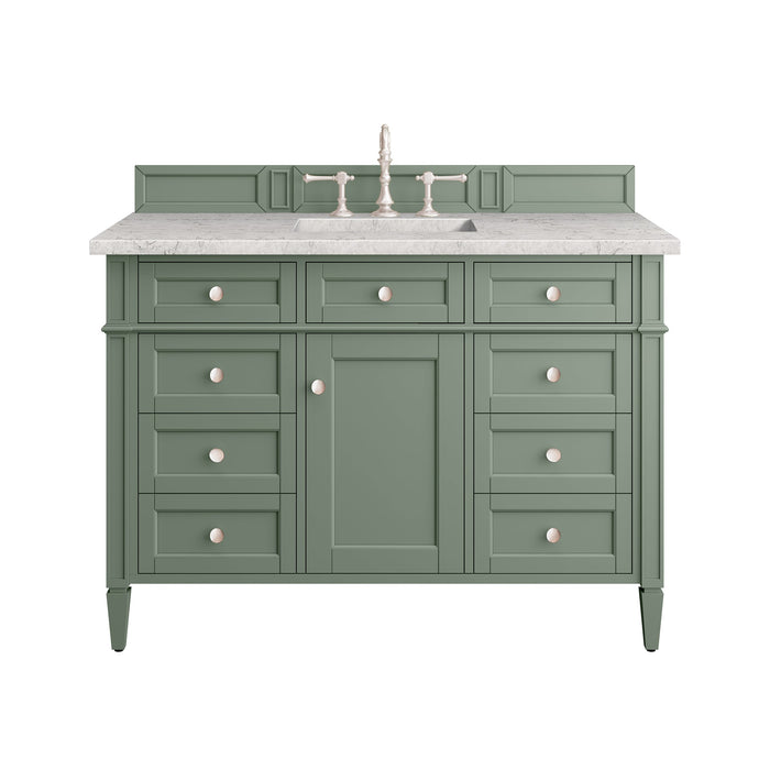 James Martin Brittany 48" Single Bathroom Vanity, Smokey Celadon
