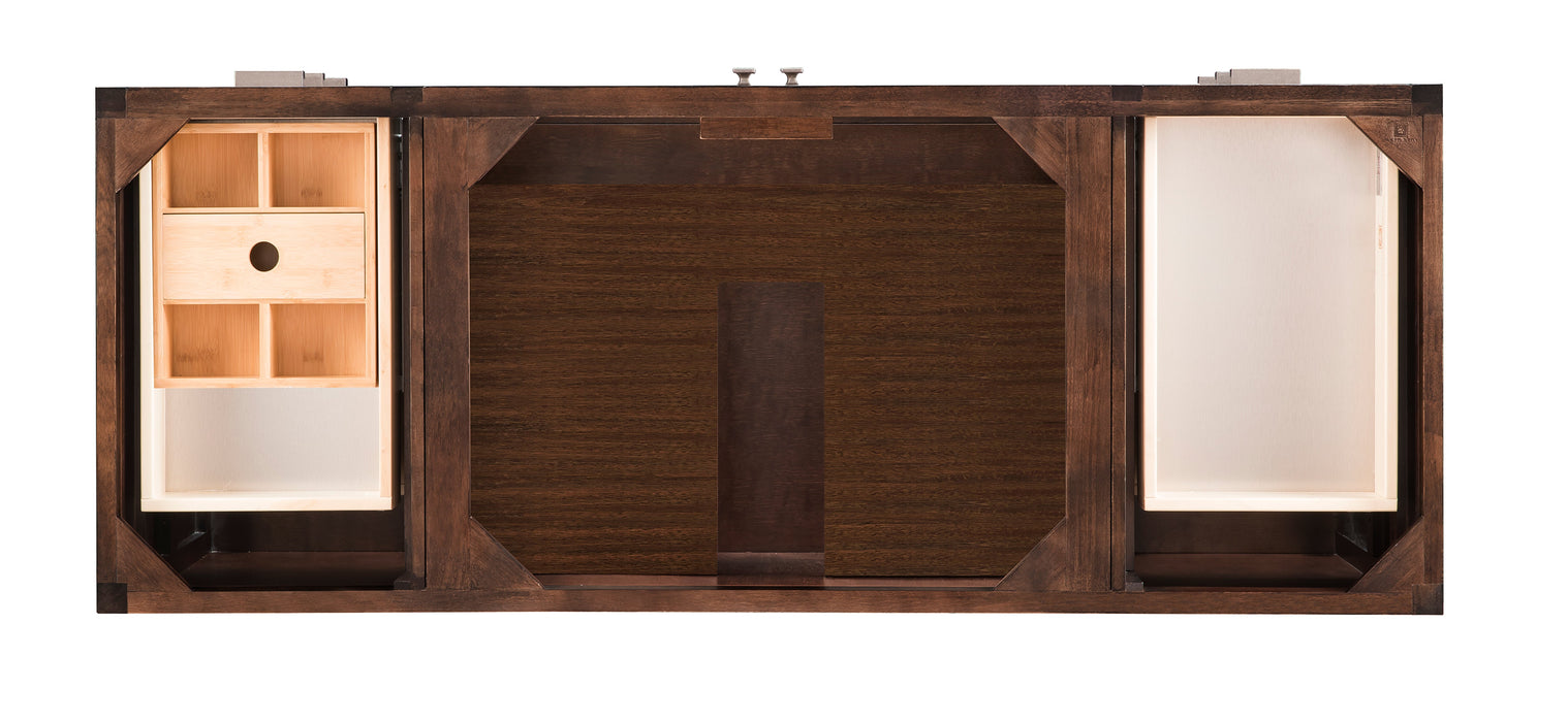 James Martin Addison 60" Single Bathroom Vanity, Mid-Century Acacia
