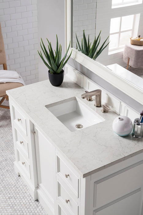 James Martin De Soto 48" Single Bathroom Vanity, Bright White