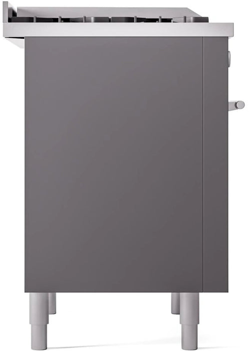ILVE Professional Plus II 36" Dual Fuel Range in Matte Graphite UP36FWMPMG - Farmhouse Kitchen and Bath