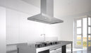 FABER Bella Isola 48" Island Mount Ducted Hood BELAIS48SS600 - Farmhouse Kitchen and Bath