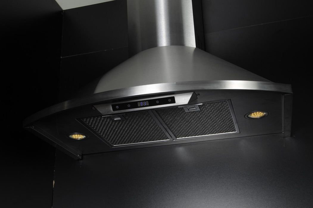 Forno 30-Inch Campobasso Wall Mount Range Hood FRHWM5010-30 Forno