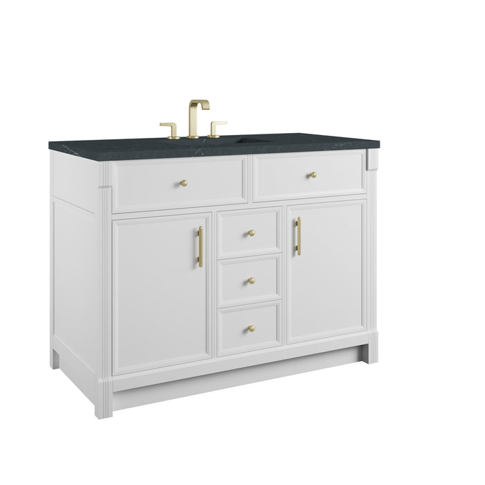 James Martin Bellshire 48" Single Bathroom Vanity, Bright White
