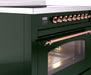 ILVE Nostalgie II 36 " Electric Range, Emerald Green, Copper Trim UPI366NMPEGP ILVE