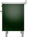 ILVE Nostalgie II 36 " Electric Range, Emerald Green, Copper Trim UPI366NMPEGP ILVE