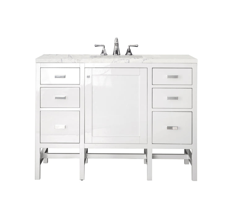 James Martin Addison 48" Single Bathroom Vanity, Glossy White