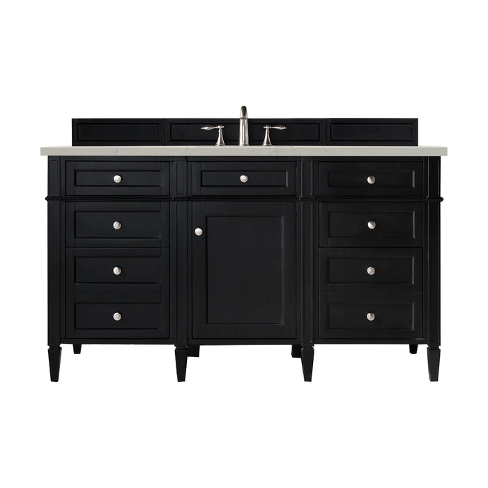 James Martin Brittany 60" Single Bathroom Vanity, Black Onyx