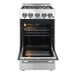 Forno 20" Lamazze Gas Range, Stainless Steel, FFSGS6265 - 20 - Farmhouse Kitchen and Bath