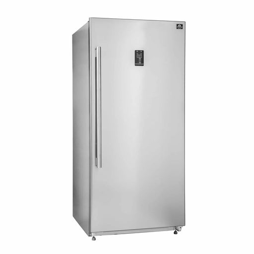 Forno 28" Rizzuto Pro - Style Dual Combination Refrigerator & Freezer FFFFD1933 - 32RS - Farmhouse Kitchen and Bath