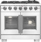 Forno Capriasca 36 in. French Door Freestanding All Gas Range, SS — FFSGS6460-36