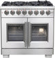Forno Capriasca 36" Fr. Door Freestand. Dual Fuel Range , Elec. Oven — FFSGS6387-36