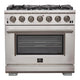Forno Capriasca - 36 in. Pro Freestand. Range with Gas Oven — FFSGS6260-36