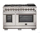 Forno Capriasca 48" Dual Fuel Range — FFSGS6187-48