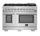 Forno Capriasca 48″ Gas on Gas Range — FFSGS6260-48