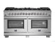 Forno Capriasca - 60 in. Professional Dual Fuel Freestanding Range — FFSGS6187-60