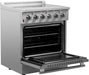Forno Galiano 30" Electric Range, Convection Oven, Stainless Steel, FFSEL6083 - 30 - Farmhouse Kitchen and Bath