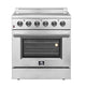 Forno Galiano 30" Electric Range, Convection Oven, Stainless Steel — FFSEL6083-30