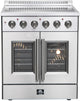Forno Galiano 30 in. French Door Freestanding All Electric Range, SS — FFSEL6917-30