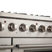Forno Galiano Professional - 48 in. Range with Gas Stove and Gas Oven, Stainless Steel, FFSGS6244 - 48 - Farmhouse Kitchen and Bath